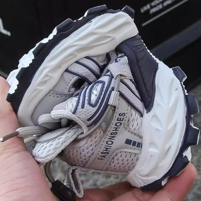 free shipping for designer Kid's Shoes New Spring and Autumn style mesh sports shoes for boys and girls, thick-soled dad shoes for children