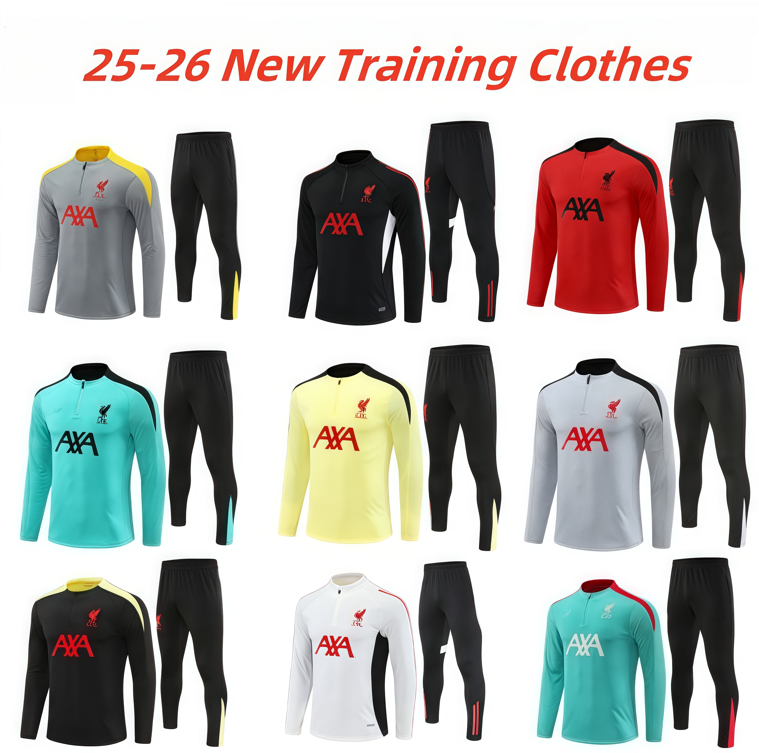 Soccer Tracksuits Men soccer tracksuit 24 25 26 new HENDERSON soccer jersey kids football training suit tracksuits survetement foot chandal jogging kits sets