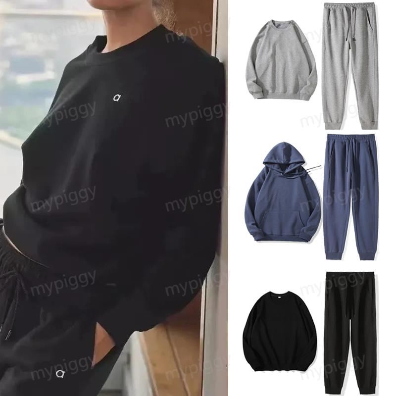 Women Yoga Outfit Perfectly Sweatshirts Silver 3D Logo Sweater Loose Long Short Sleeve Crop Top Fitness Workout Crew Neck alosetly Gym Hoodies have take gym jump