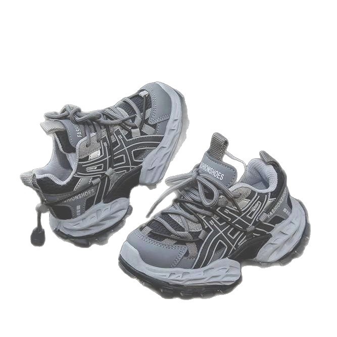 free shipping for designer Kid's Shoes New Spring and Autumn style mesh sports shoes for boys and girls, thick-soled dad shoes for children