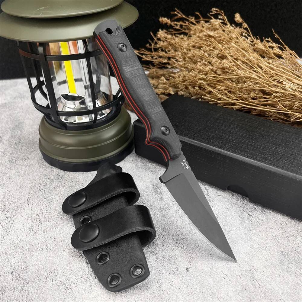 Light Outdoor Tactical Straight 8Cr13Mov Fixed Blade G10 Handle EDC Neck Knife with Sheath Camping Survival Tool high-quality
