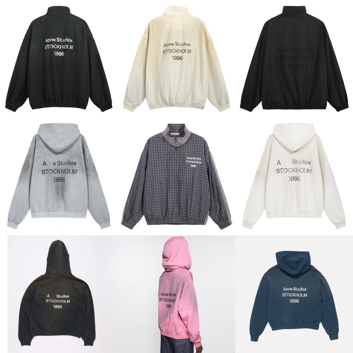 acnee studios fashion 1996 hoodie t shirts long sleeve hoodie sweater mens womens hoodie streetwear pullover sweatshirt loose hoodies hoody couple jacket