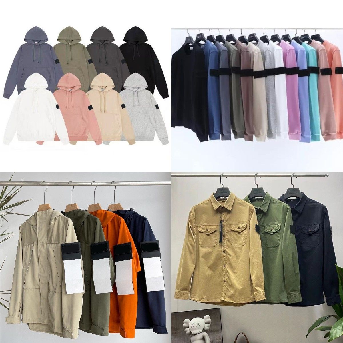Designer Hoodie Stone Designer Hoodie Jacket Tracksuit Men Polo Veste Coat Hoodie Fashion Mens Hoodies Pattern Print Sweatshirt Loose Long Sleeve Hood