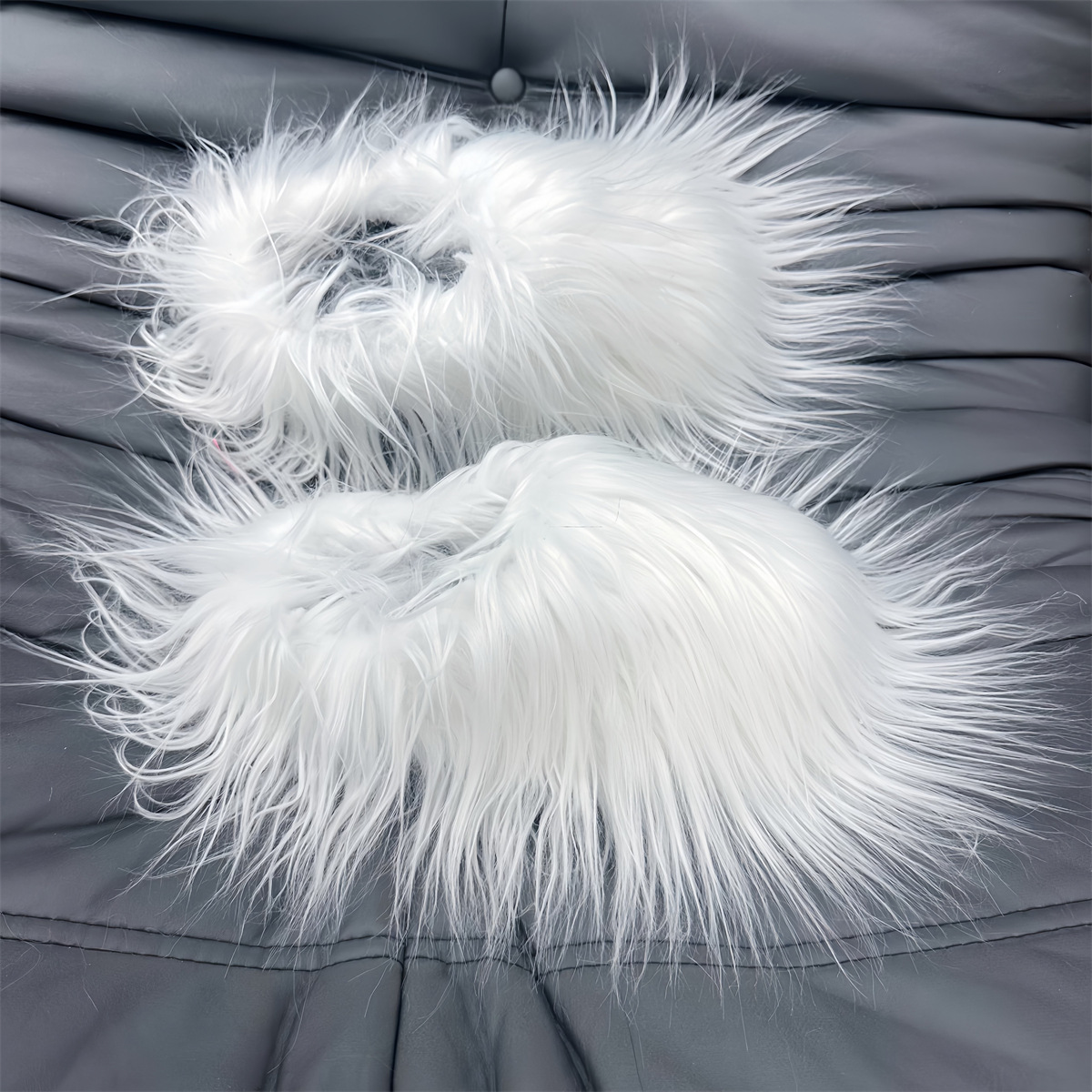 Free delivery designer Boots plus size men and women warm shoes imitation fox imitation raccoon fur grass winter snow boots size 36-44