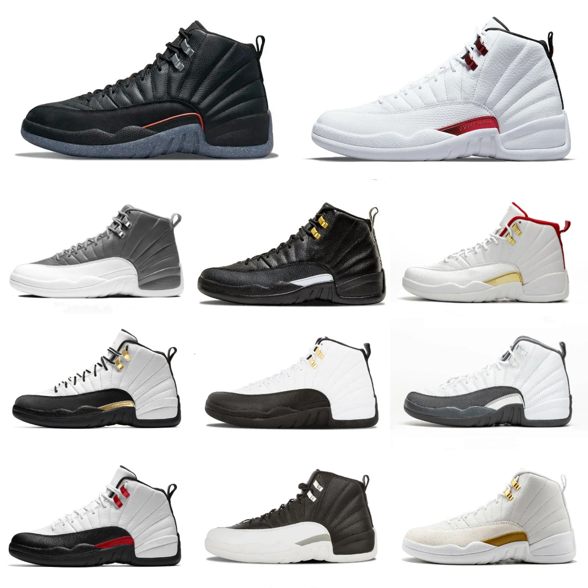 Trainers 12 12s Basketball Shoes Jump Mens Brilliant Orange Black University Gold Cherry Twist Utility Gamma Blue Taxi Fiba PlayoffsS Easter Sports Sneakers U882