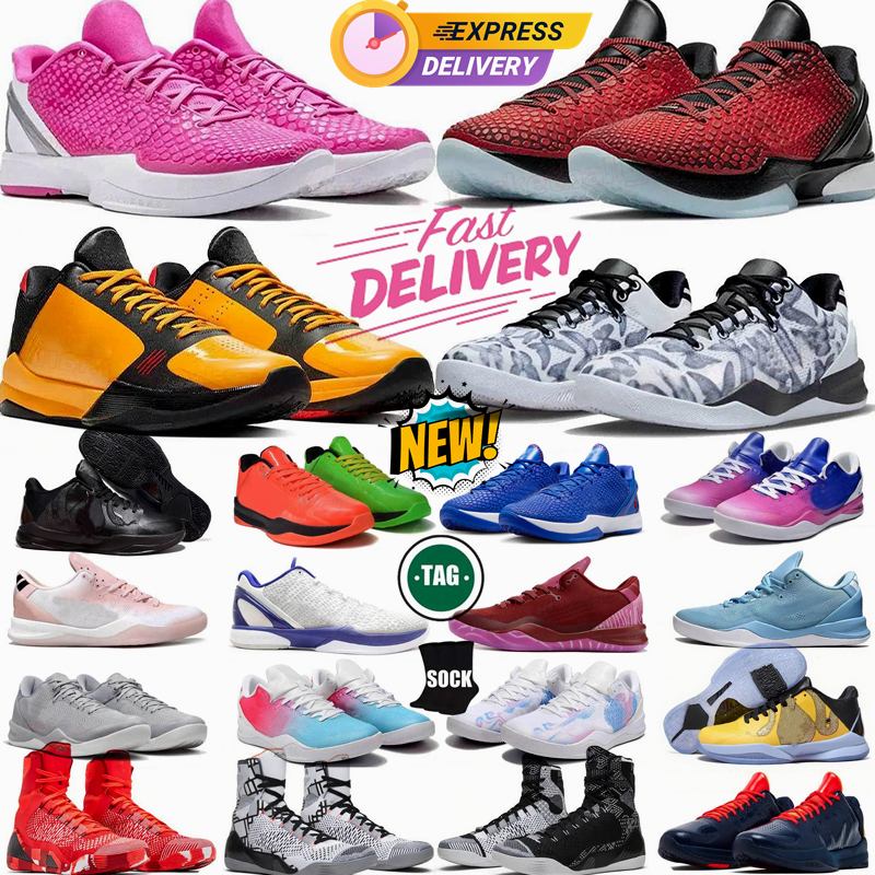 Designer free shipping Mamba 8 6 The Basketball Shoes X-Ray Women Eybl Think Men Purple Reverse Fashion Comfort Outdoors Protro Grinch Trainers Sneakers Chaussur