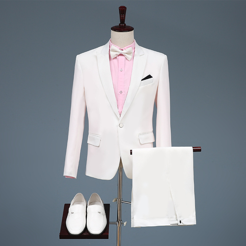 160 Professional Formal Suit Set for Groomsmen - Elegant Wedding Attire