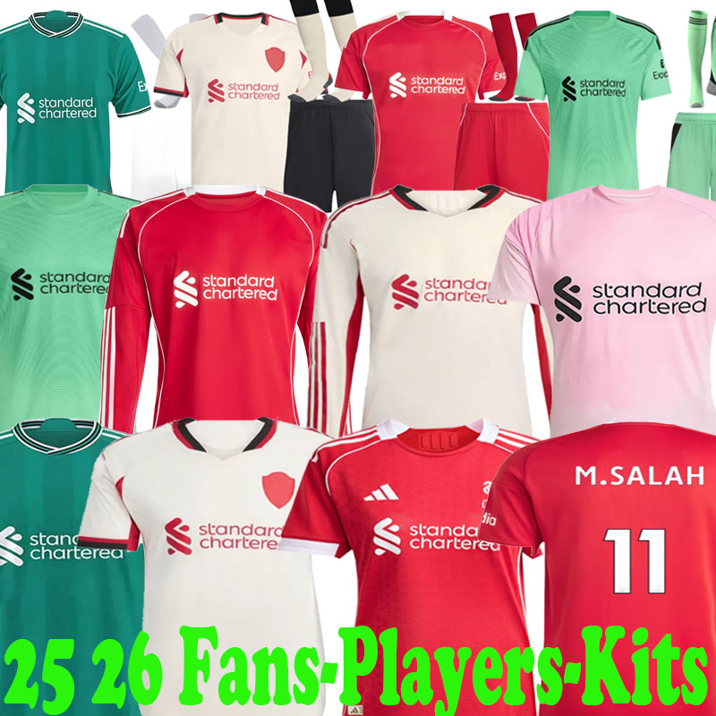 25 26 LFC ALLISTER soccer jersey 2025 football shirt goalkeeper Luis DIaz SZOBOSZLAI A.BECKER men kids kit uniforms SALAH FRIMPONG Konate Wirtz Kerkez DIOGO JOTA