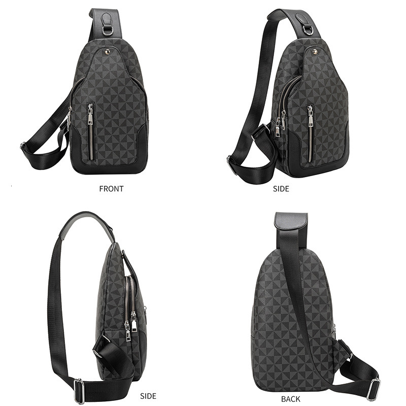 Designer Bag 2025 New Men Bag Windmill Pattern Print Chest Bag Fashion Luxury Bag Versatile Single Shoulder Crossbody Bag Casual Trendy Brand Woman�