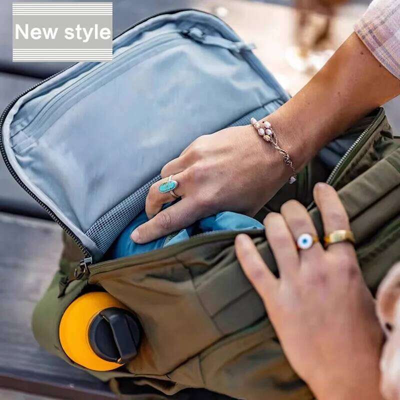 Durable Multi Pocket Outdoor Daypack Men Large Capacity Business Travel Commute Hiking Waterproof Laptop Backpack Unisex