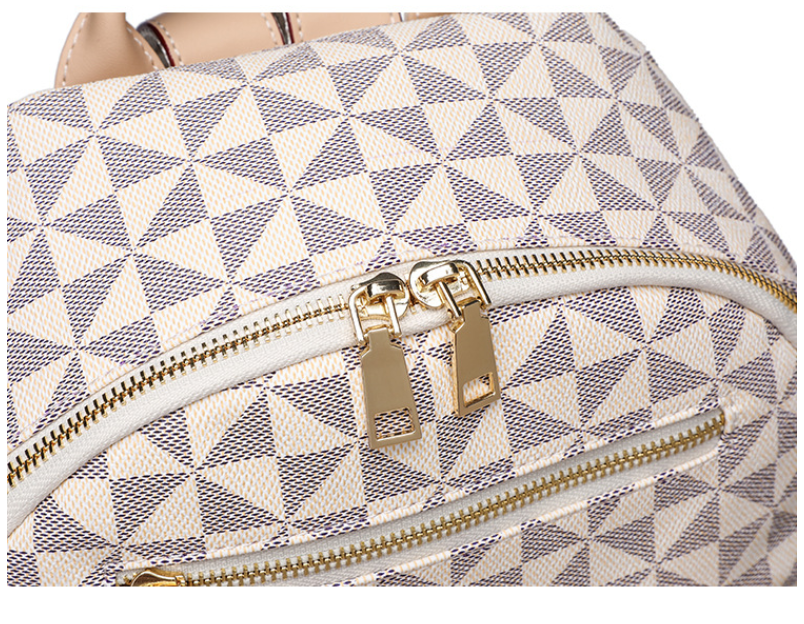 Free shipping design backpack for women new autumn and winter fashion trend schoolbag printed large-capacity casual travel bag men's and women 