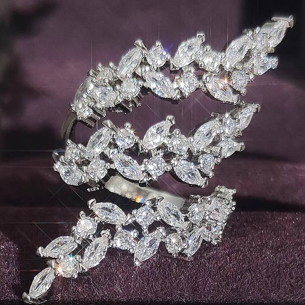 Custom 1 2 3 Ct GRA VVs Moissanite Engagement Ring Solid Gold 925 Sterling Silver for Women Men Luxury Jewelry