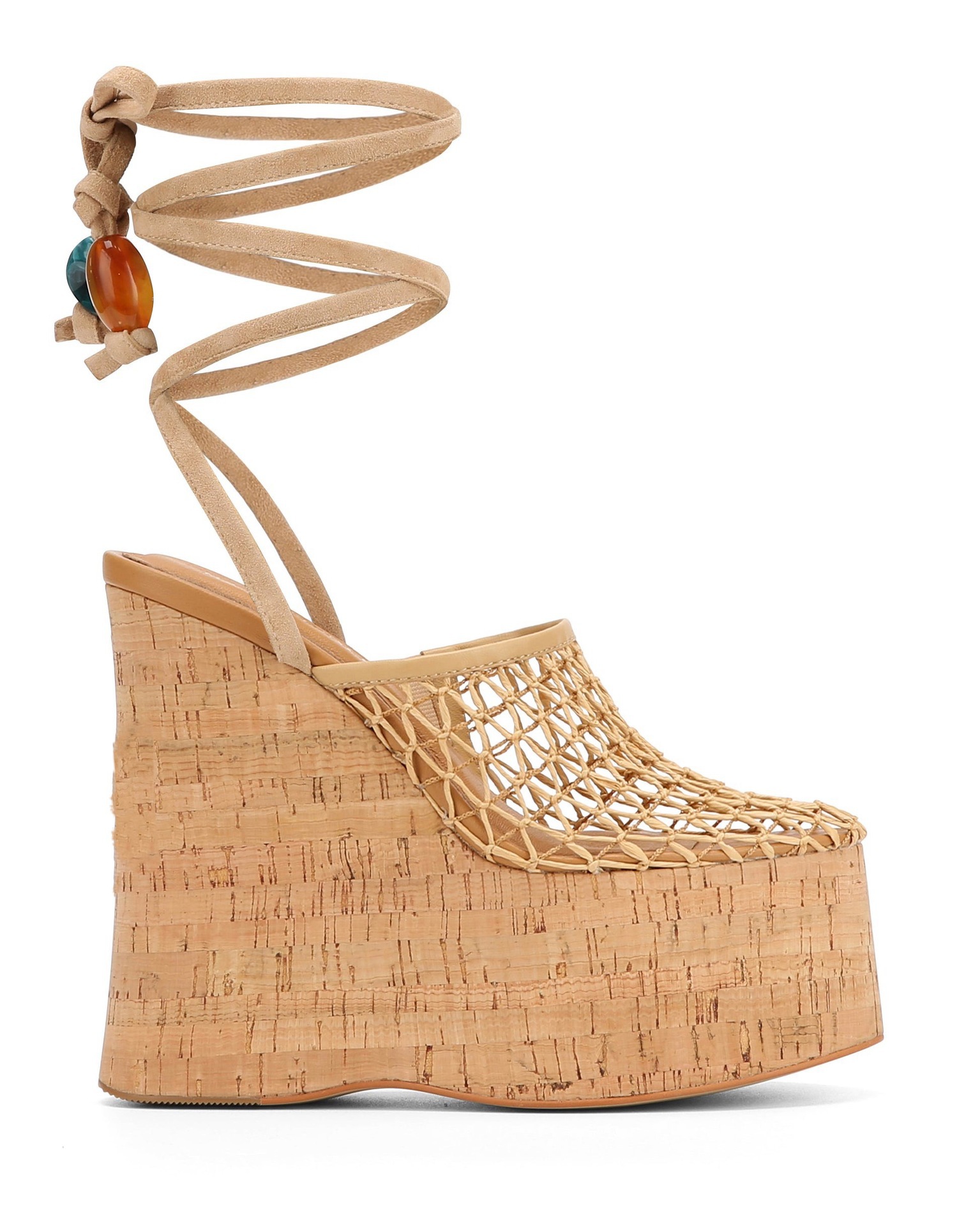 2025 Steampunk Platform Sandals Women's 9cm Woodgrain Wedge Victorian Industrial Ankle Strap Heels (Antique Walnut/Light Oak/Black Lace) TUES