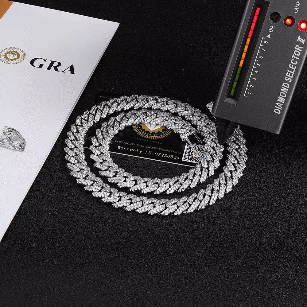 Elegant Nine-Two Five Silver Band featuring Brilliantly Cut Moissanites Versatile Accessory Perfect for Everyday Wear