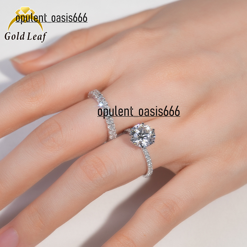 IGI GIA 1ct 2ct 3ct D VVS Lab Grown Diamond 18K Ring Round Cut Cultivated Diamond for Girls Festival Gifts