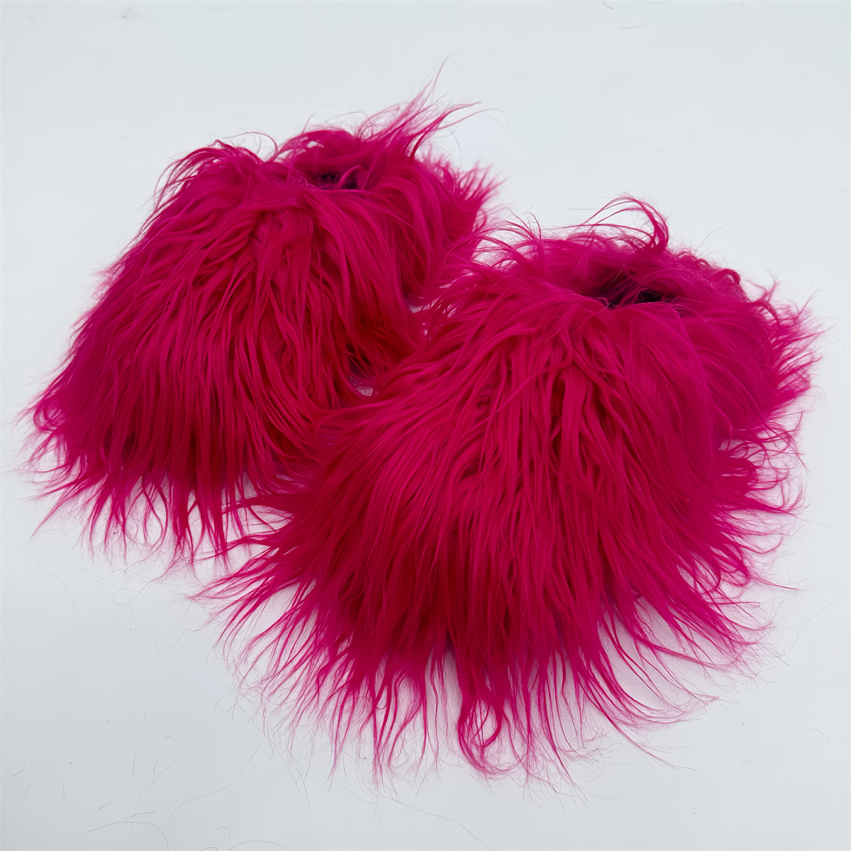 Free delivery designer Boots plus size men and women warm shoes imitation fox imitation raccoon fur grass winter snow boots size 36-44