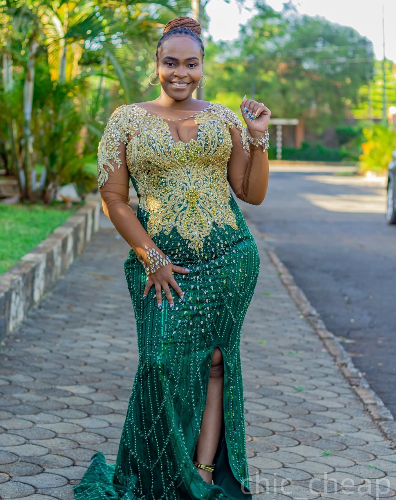 Green Mermaid Prom Dresses 2025 Lace Crystals Beaded Vintage Evening Formal Party Second Birthday Engagement Gowns Plus Size Dress For Special Occasio