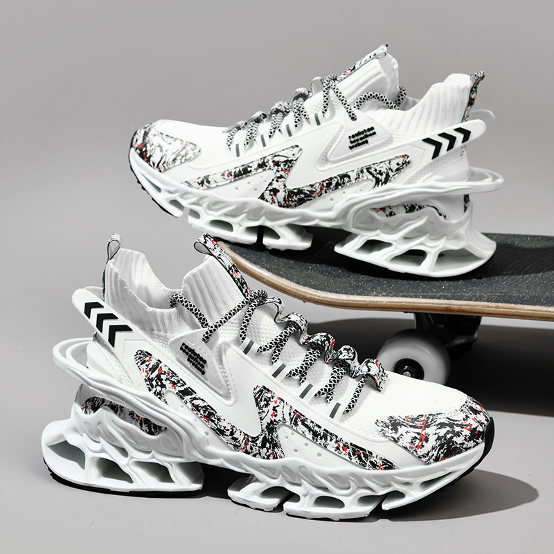 2304 Spring New Trendy Shoes Breathable Flyknit Mesh Shoes Youth Lightweight Running Shoes Versatile Anti slip Sports Shoes