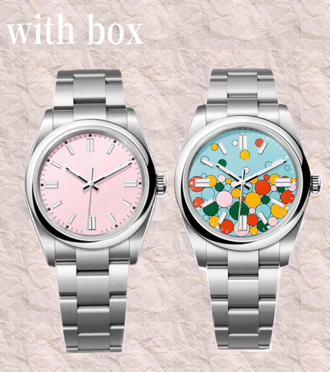 Men's automatic mechanical watch with durable stainless steel strap - Size: 36mm / 41mm