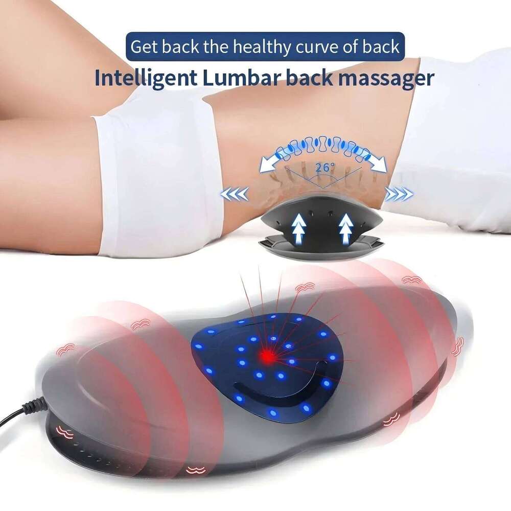 Multifunctional Electric Lumbar Dynamic Airbag Traction Device Waist Massager Spine Support Massage hine Back Stretcher