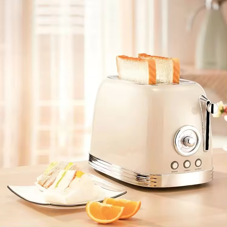 electric bread maker 815W electric sandwich toaster 2 slice toaster bread toaster household small kitchen appliances stainless steel commercial grill 