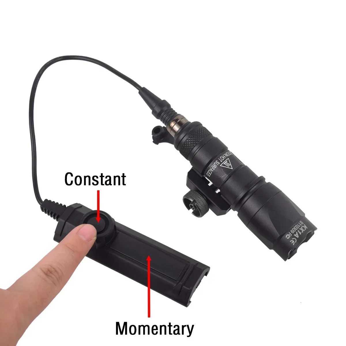 Tactical Flashlight SF M600 M600B Weapons Light Airsoft Rifle M300 M300C Scout Light Fit 20mm Rail Hunting Gun Lamp Z250802