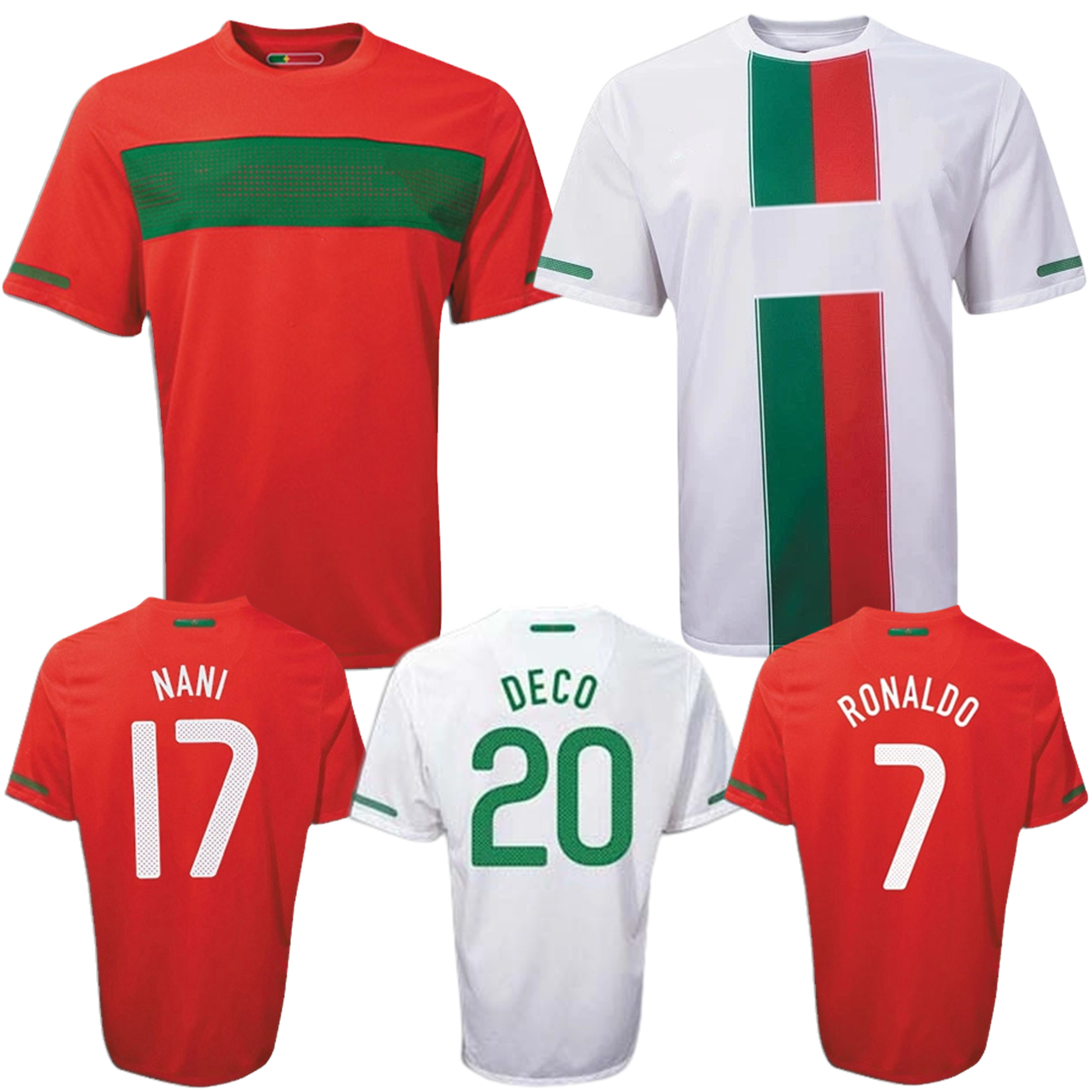 2010 2012 RONALDO NANI DECO ALMEIDA retro soccer jersey 10 11 Ricardo Carvalho Portuguese Nuno Gomes Conceicao vintage classic football shirt
