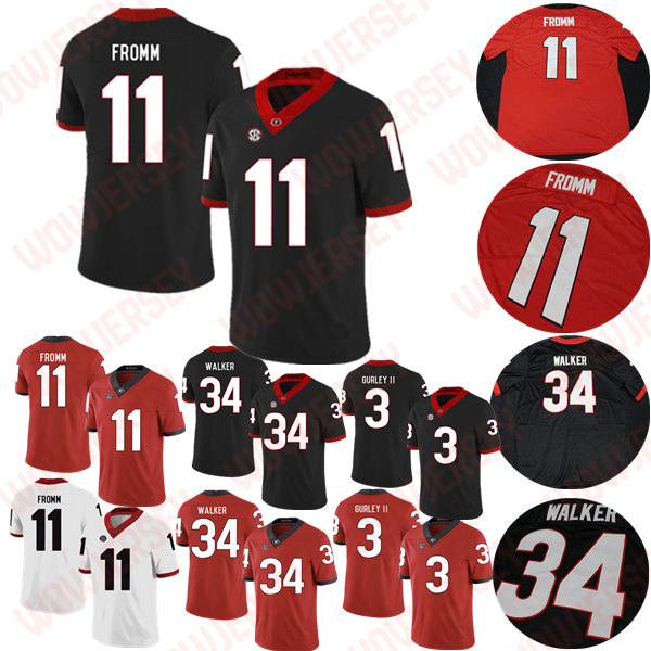 Herschel Walker Football Jersey Fran Tarkenton Champ Bailey Terrell Davis Matthew Stafford A.J. Green Nick Chubb Sony Michel Jake Fromm Roquan Smith Todd Gurley Dean