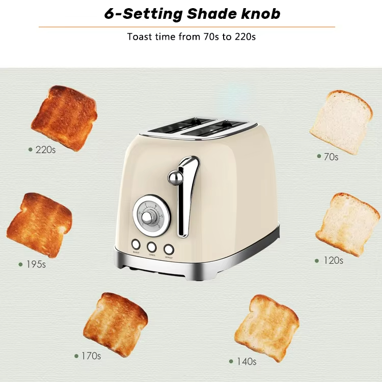 electric bread maker 815W electric sandwich toaster 2 slice toaster bread toaster household small kitchen appliances stainless steel commercial grill 