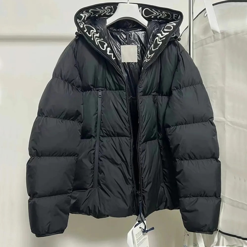 Designer winter jacket mens puffer jacket Men's Winter Down Parka Men's Warm Windproof Down Jacket Shiny Matte Material Couple Coats