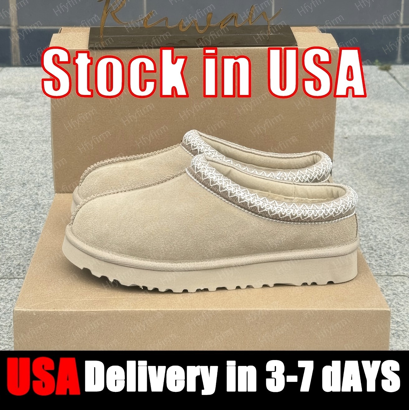 Tazz Slippers Chestnut Fur Slides Sheepskin Shearling Tasman New Mules Women Platform Boot Slip-on Shoes Suede Upper Comfort Fall Mustard Seed boot