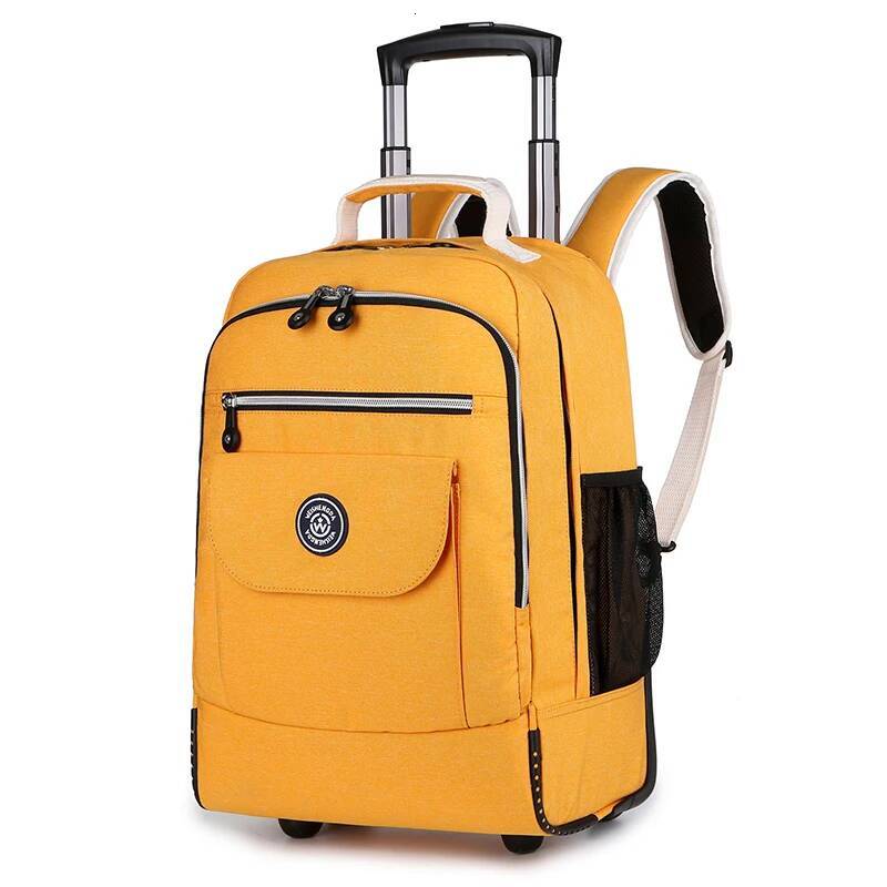 Rolling Laptop Backpack with Wheels Flight Approved Water Resistant Carry on Lugagge Wheeled Bag high-quality