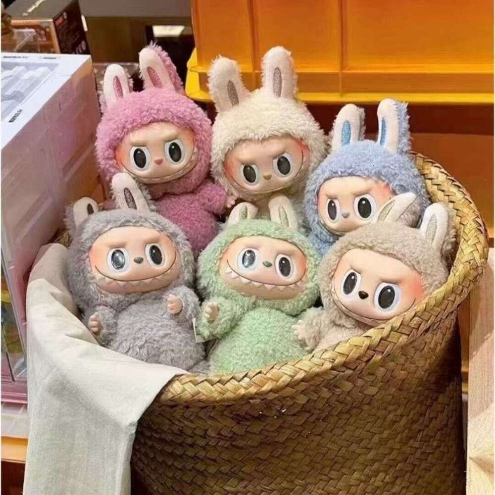 labubu doll V3 V2 V1 Monsters Big Into Energy SeriesBlind Box Kawaii Figure Face doll clothesDoll Keychain Seat Series Vinyl Face Doll Model Toy Blind