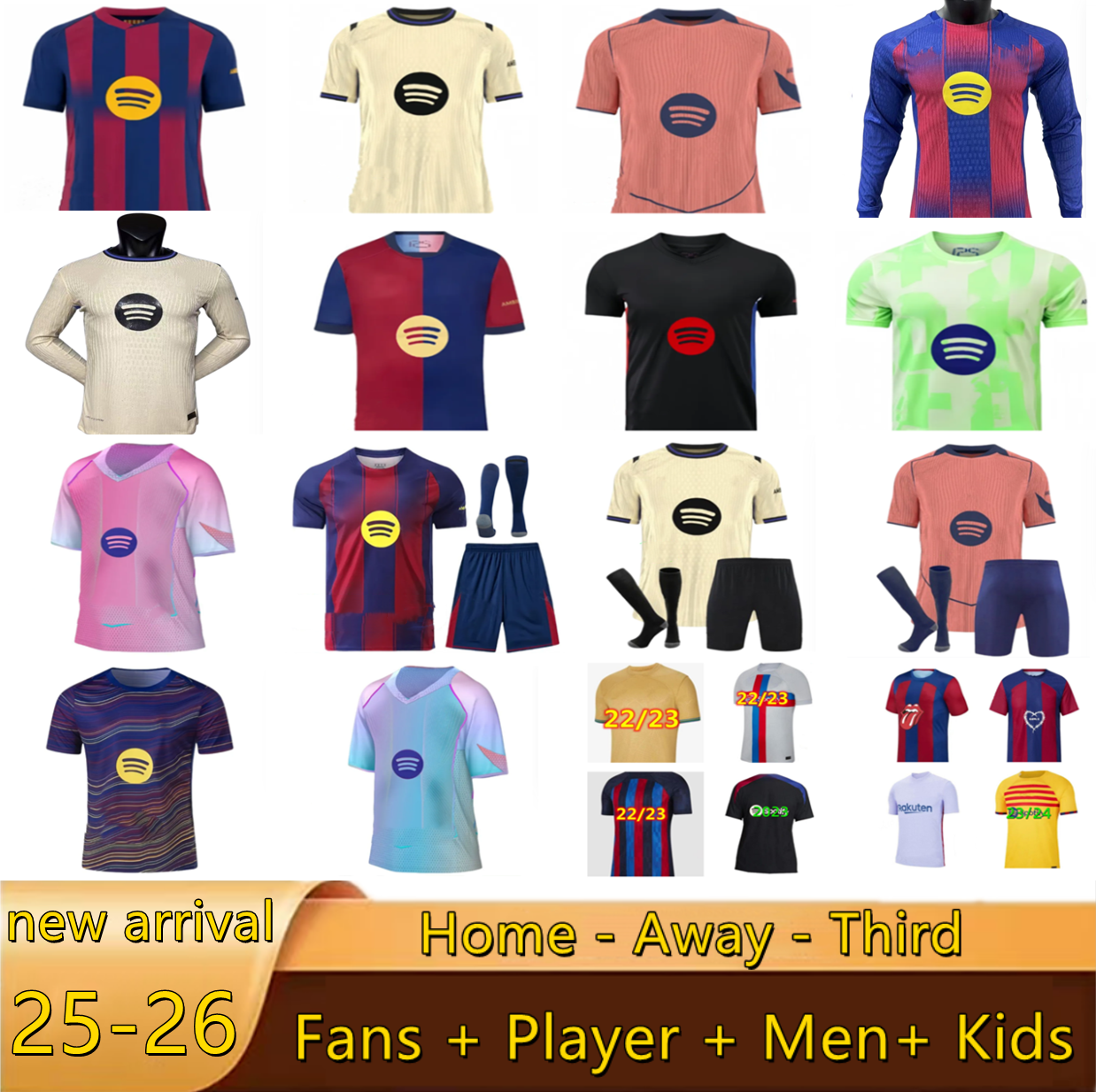 25 26 Barcelone LAMINE YAMAL RASHFORD Soccer Jerseys 2025 2026 GAVI OLMO LEWANDOWSKI R. ARAUJO PEDRI FERRAN CHRISTENSEN shirt DE JONG CUBARSI Tracksuit kids kit
