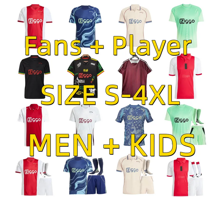 24 25 26 BROBBEY GODTS 125th Anniversary Soccer Jerseys 2025 2026 AKPOM TAYLOR BERGHUIS GODTS TRAORE KLAASSEN WEGHORST CRUYFF Bob Marley Men Kids Kit Football Shirts