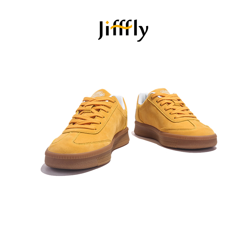 Jiffly Men's Fall-Winter Retro Casual Sneakers with Thick Sole