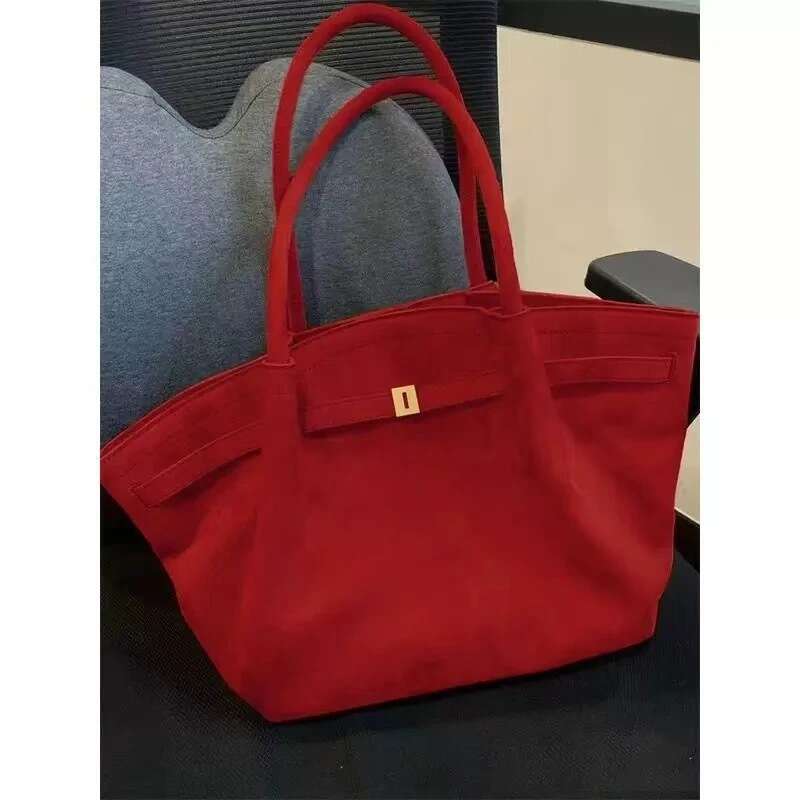 Large Capacity Olive Green Niche Handbag Tote New Autumn Winter Matte Dumpling Commuter Shoulder Bag