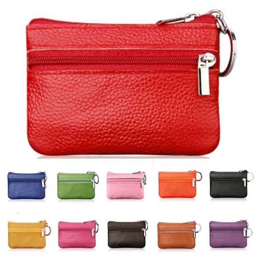 2019 Brand Casual Women Fashion Genuine Leather Car Key Holder Keyring Pouch Coin Purse Case Wallet G250802