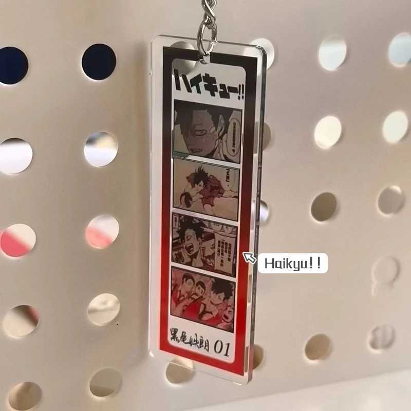 Cartoon Anime Haikyuu!!Acrylic Keychain Cute Backpack Hanging Decoration Key Ring Pendant Accessories Friends Gifts G250802
