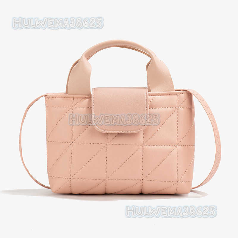 Fashion New Plaid Handbag for Women 2025 Autumn Small Square Bag Simple Shoulder Handbag Crossbody Womens Bag H250804