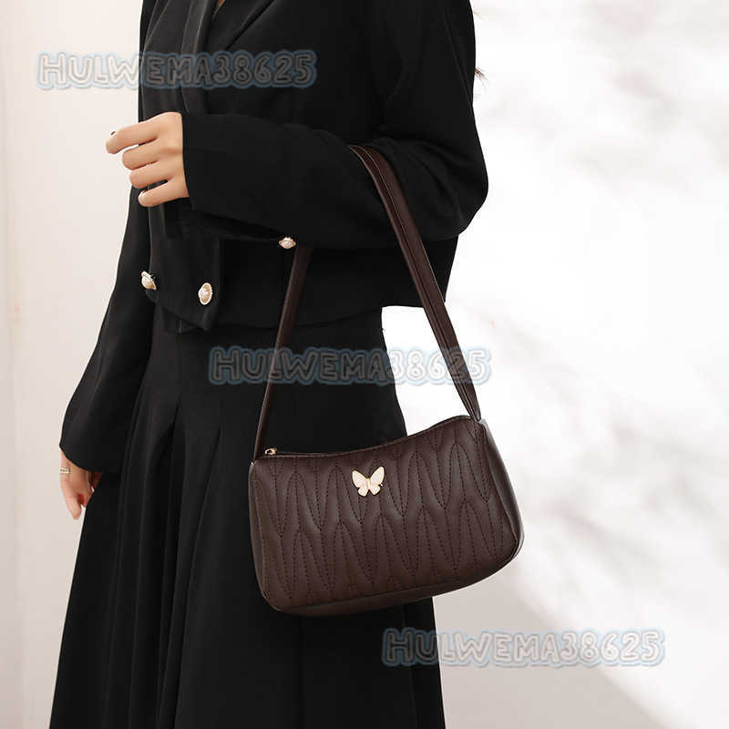 Lingge Underarm Bag for Women 2025 New Embroidery Bag for Women Small Bag New Fashion Shoulder Bag Bags H250804