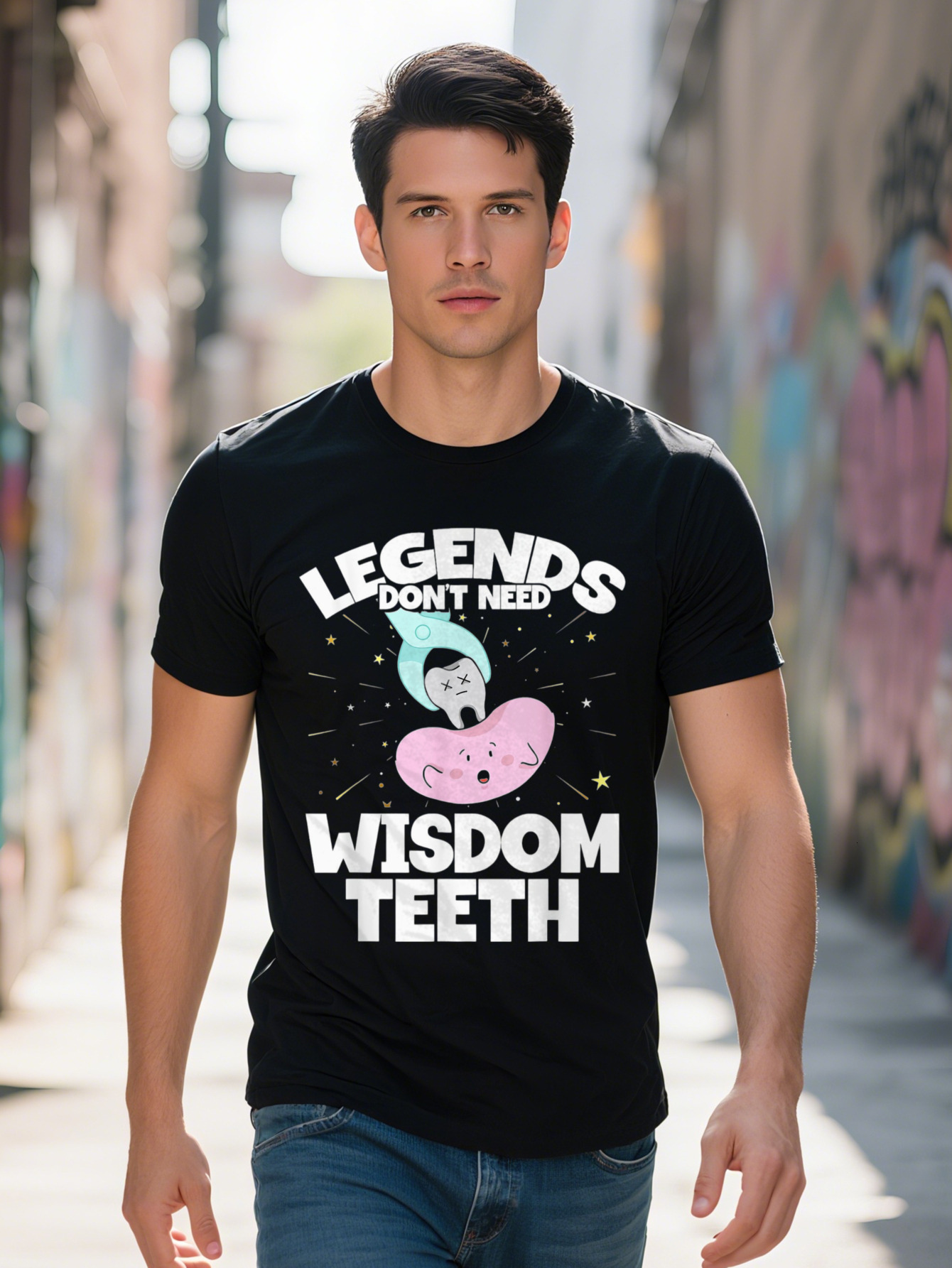Legends Don't Need Teeth Patient Wisdom Tooth T Shirt g 4e6ce cb563