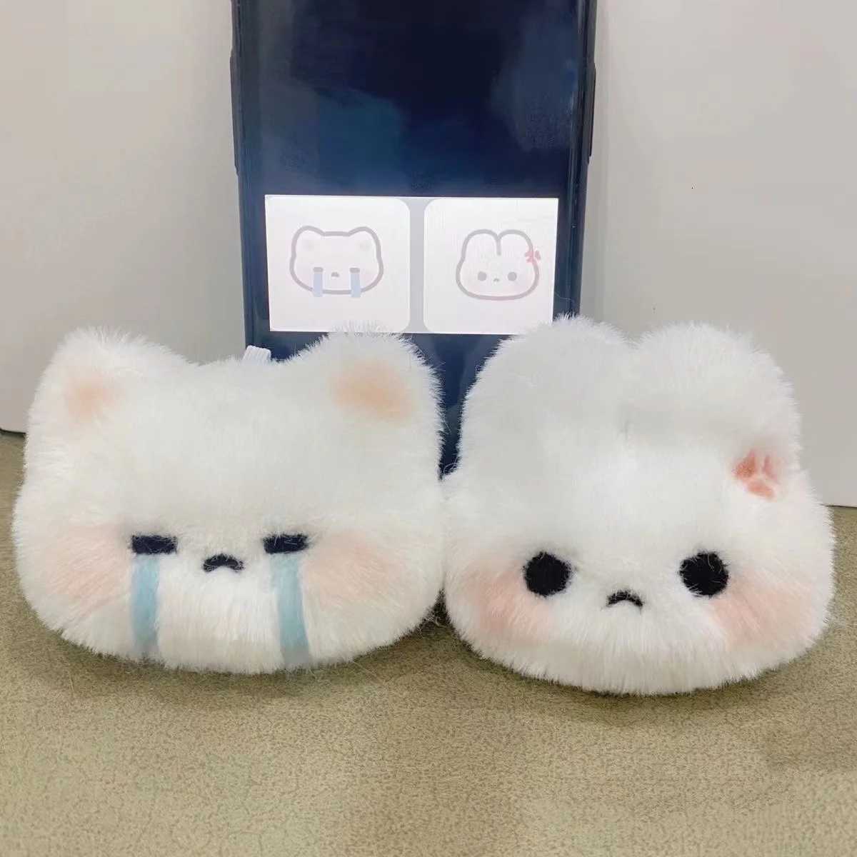 Cartoon Plush Rabbit Doll Toy Keychain Sweet Cute Bag Pendant Charms Car Keyring Accessories For Women Couples Kawaii Gift G250802
