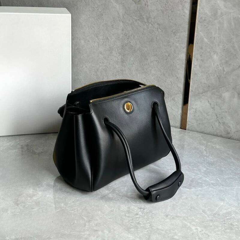 Women Designer Cowhide Leather Shoulder Bag High Quality Ladies Famous Brand Handbag Large Capacity Bags 2025 Fashion