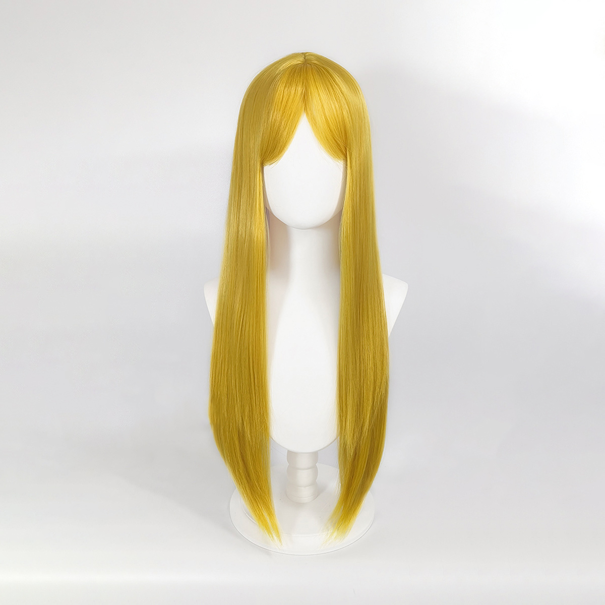 Long straight hair wig - Daily wear cos - Versatile style - Fashionable face-shaping long hair head cover