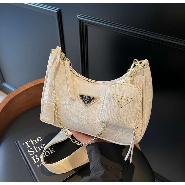 Women's Summer Versatile 2025 New Trendy Fashion Chain Crossbody High-end Niche Shoulder Underarm Bag