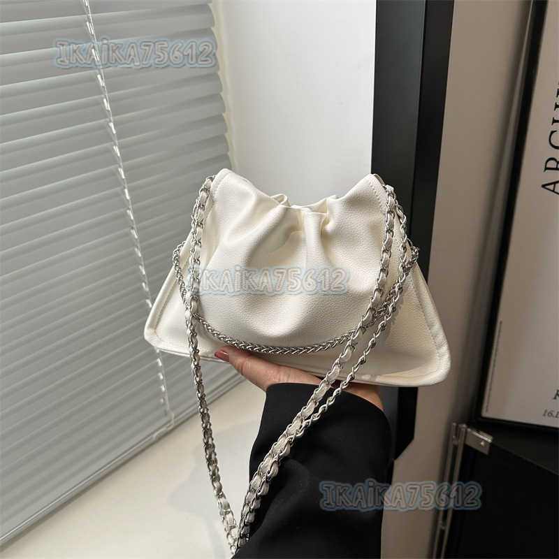 Trendy Bags for Women Spring 2025 New High-end Niche Design Chain Bucket Bag Crossbody Bag Shoulder Bag H250804