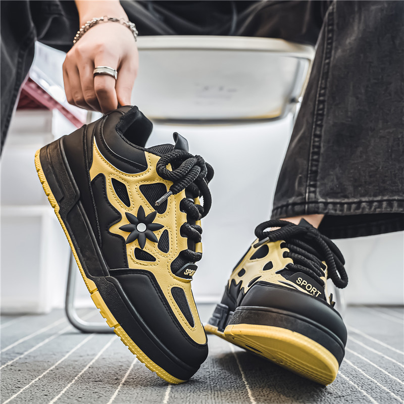 Designer Shoes 2025 Summer Breathable Niche Men's bread shoes Casual Versatile thick-soled shoes Trendy Sporty Casual shoes free shipping