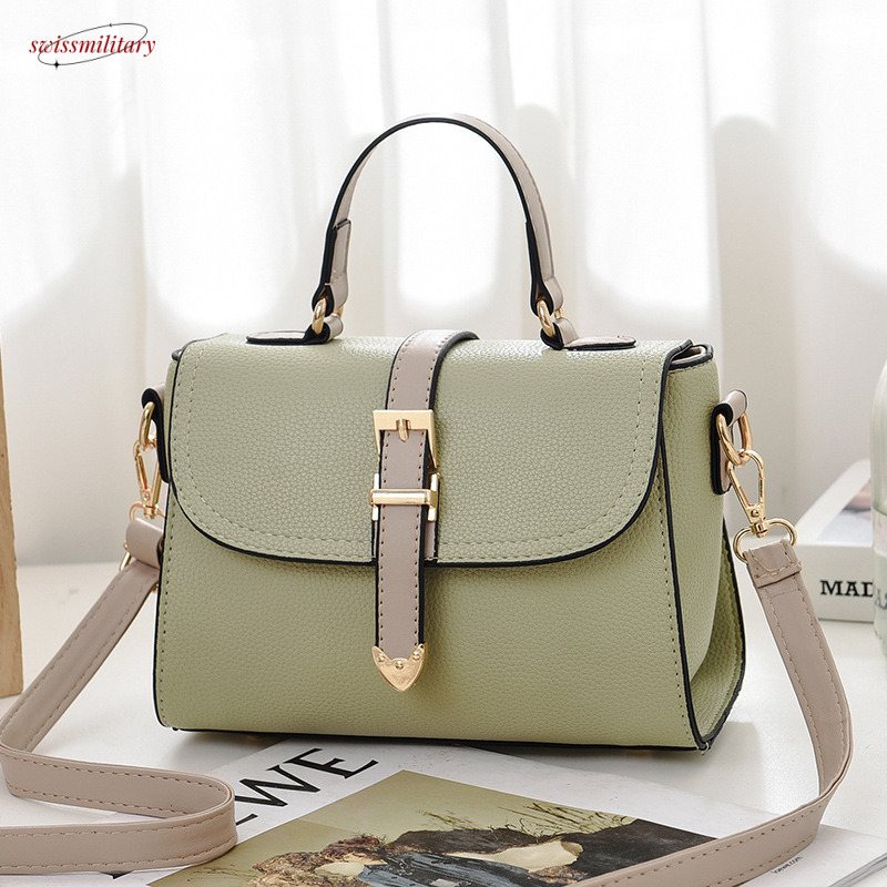 2025 New Fashion Small Square Handbag Korean Style Trendy Single Shoulder Crossbody Women's Bag swissmilitary