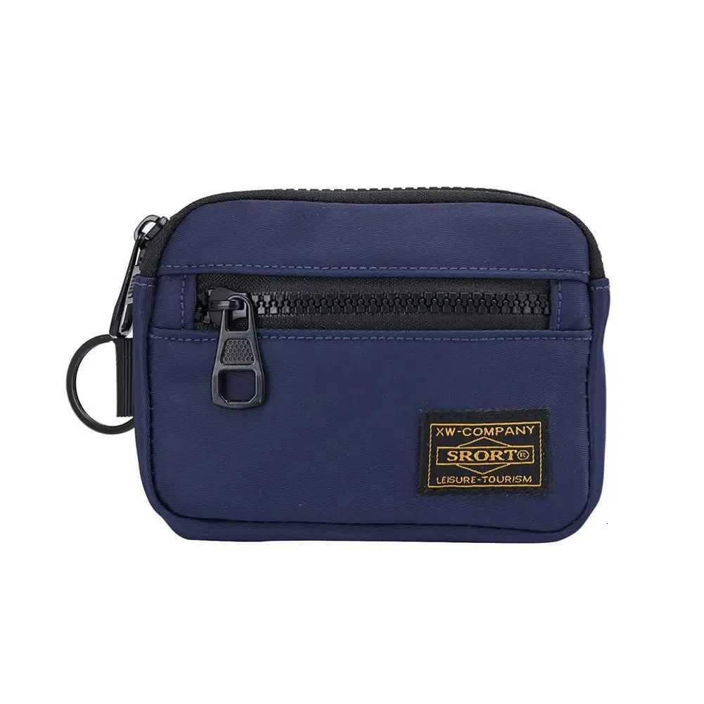 Oxford Cloth Coin Purse Portable Small Card Bag Casual Retro Canvas Zipper Key Holder Trend Youth Fashionable Oxford Cloth Purse G250802